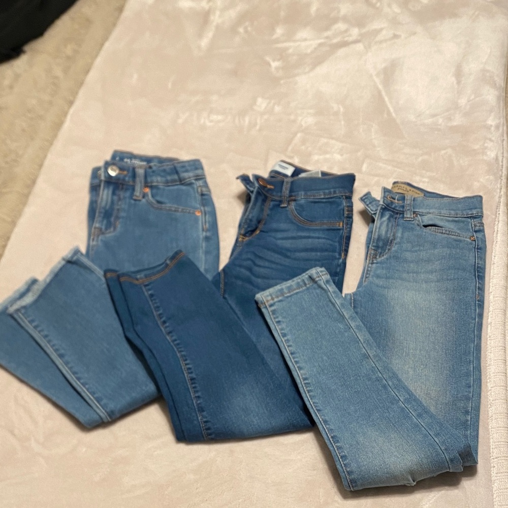 Bundle of 3 girls Jeans size 7,8,8